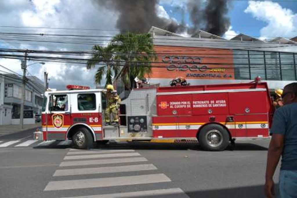 Incendio en Santiago