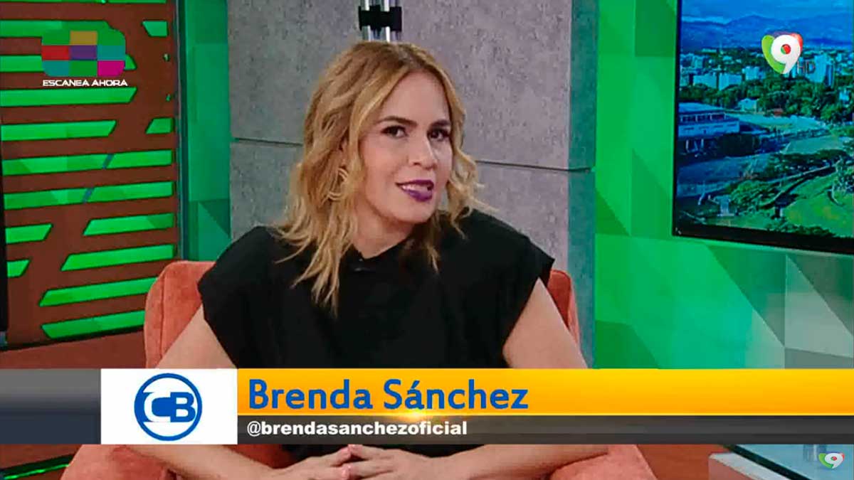 Comunicadora Brenda Sánchez en Con los Famosos