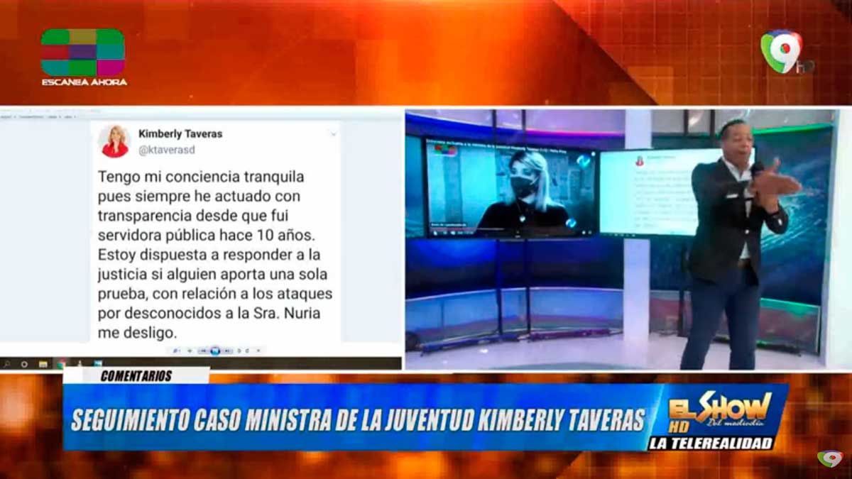 ¿Kimberly Taveras Ministra de la Juventud debe Renunciar? | El Show del Mediodía