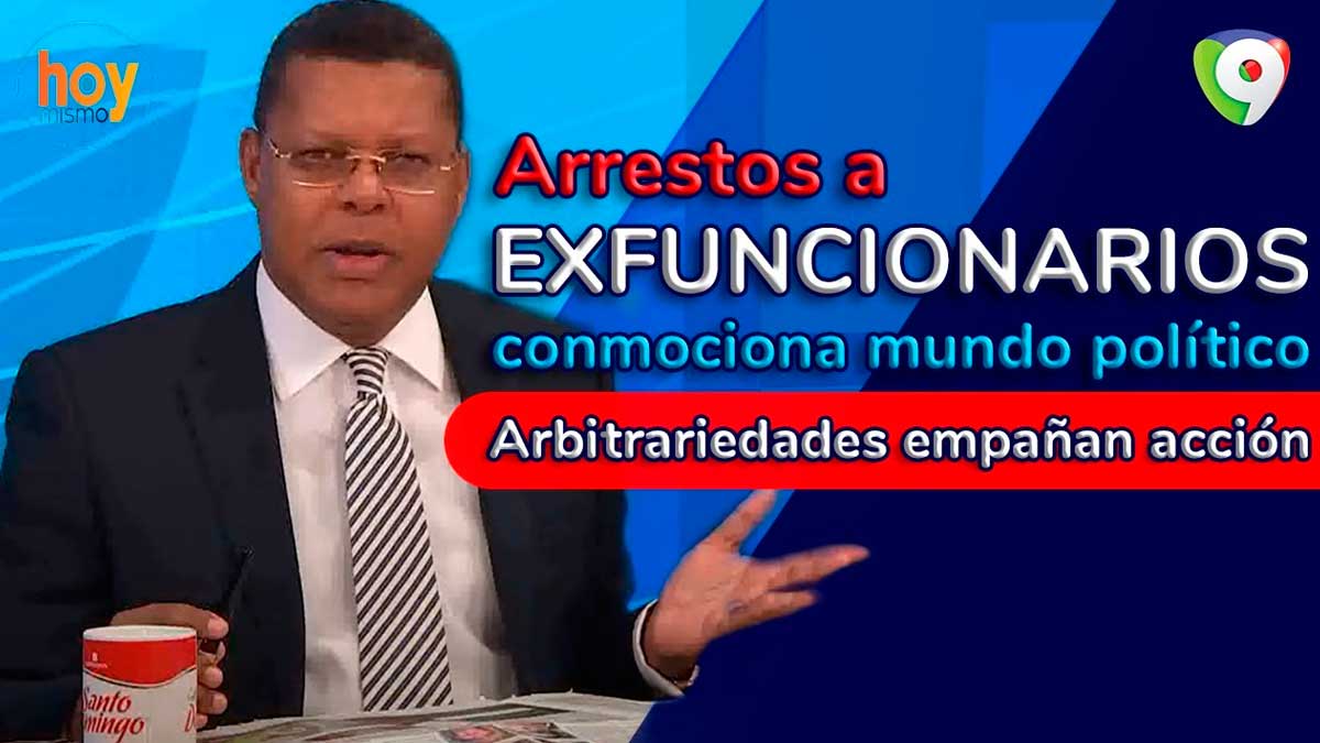 Arrestos a ex-funcionarios conmociona mundo político