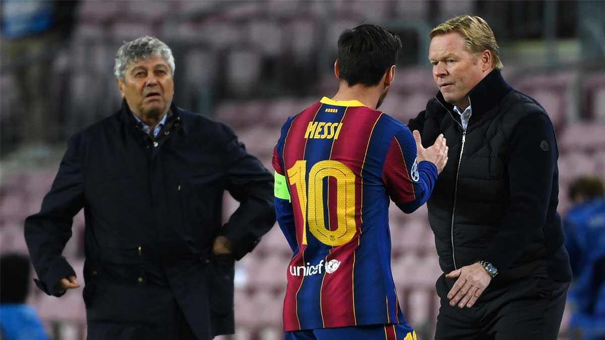 "Hemos decidido no llevar a Messi" a Kiev, dice Koeman