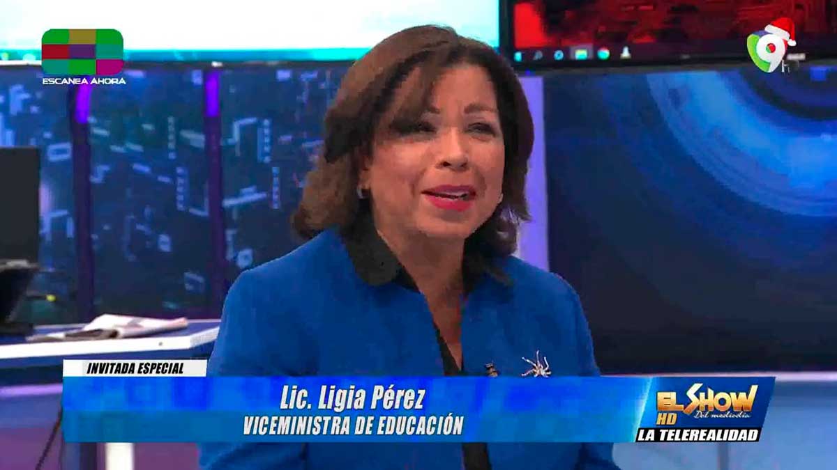 Ligia Pérez Viceministra de Educación: El país está en clases | El Show del Mediodía