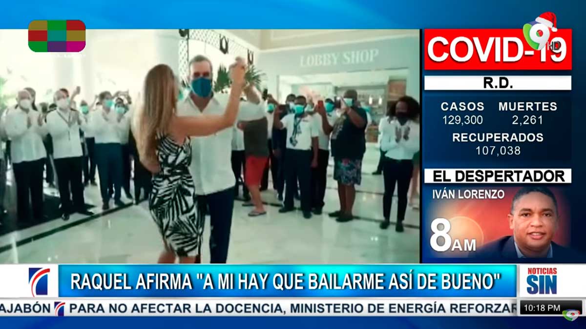 Primera dama reaccionó a vídeo de Abinader bailando | Noticias SIN