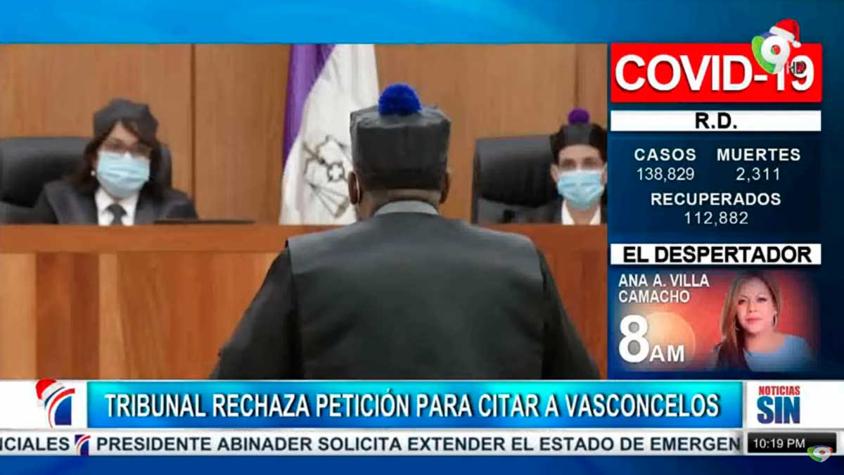 Tribunal rechaza prueba del MP ante caso ODEBRECHT