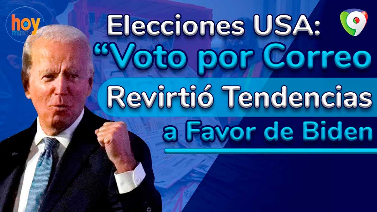 Elecciones USA: Voto por correo revirtió tendencias a favor de Biden | Hoy Mismo