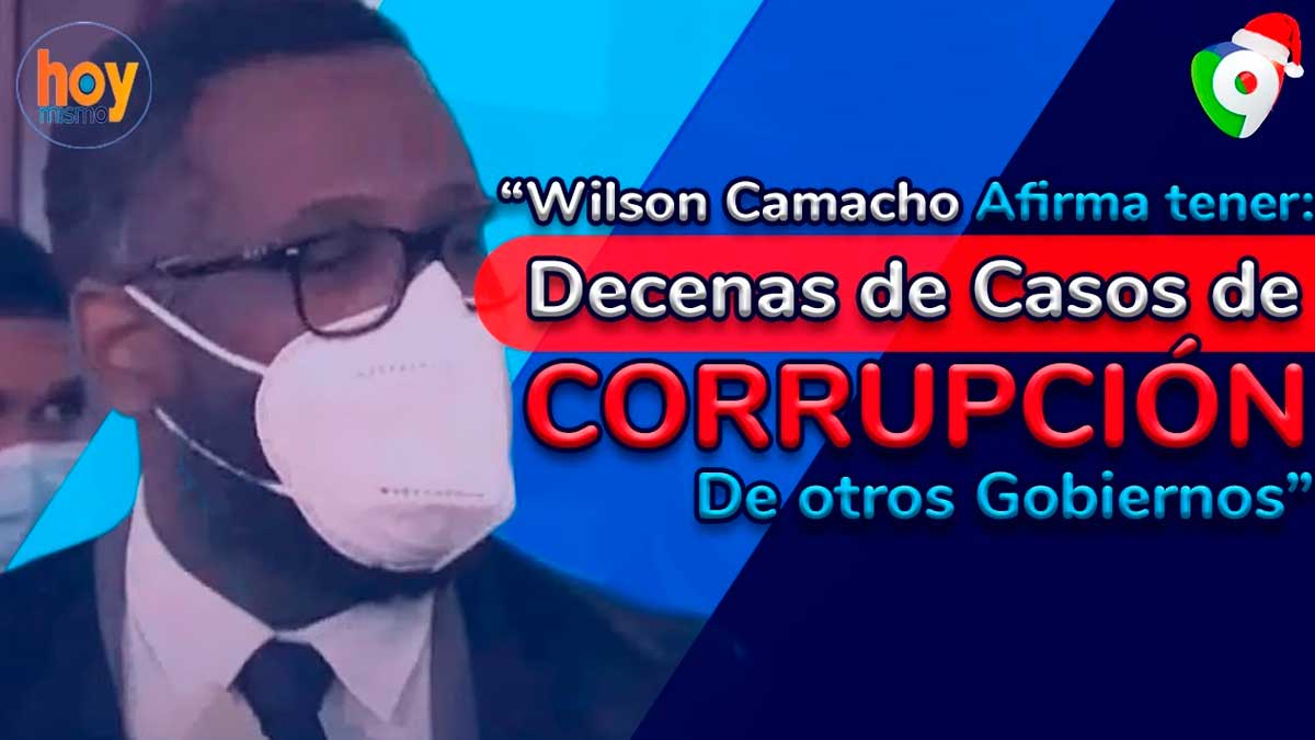 Wilson Camacho afirma tener decenas de casos de corrupción de otros gobiernos