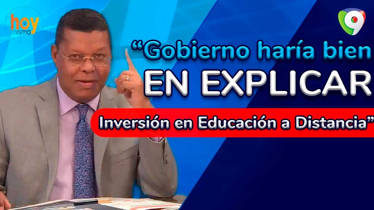 El Gobierno haría bien en explicar inversión en Educación a distancia