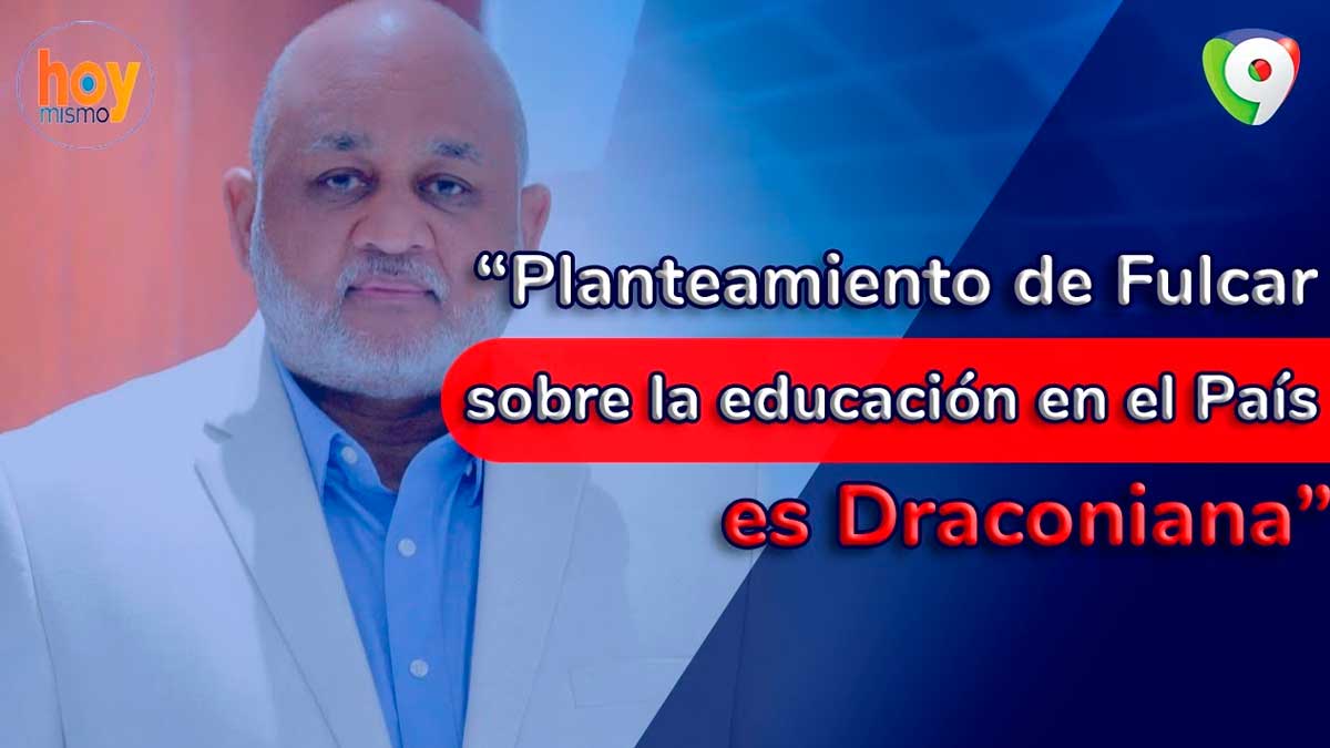 Planteamiento de Fulcar sobre la educación en el país es draconiana, dice Óscar Medina