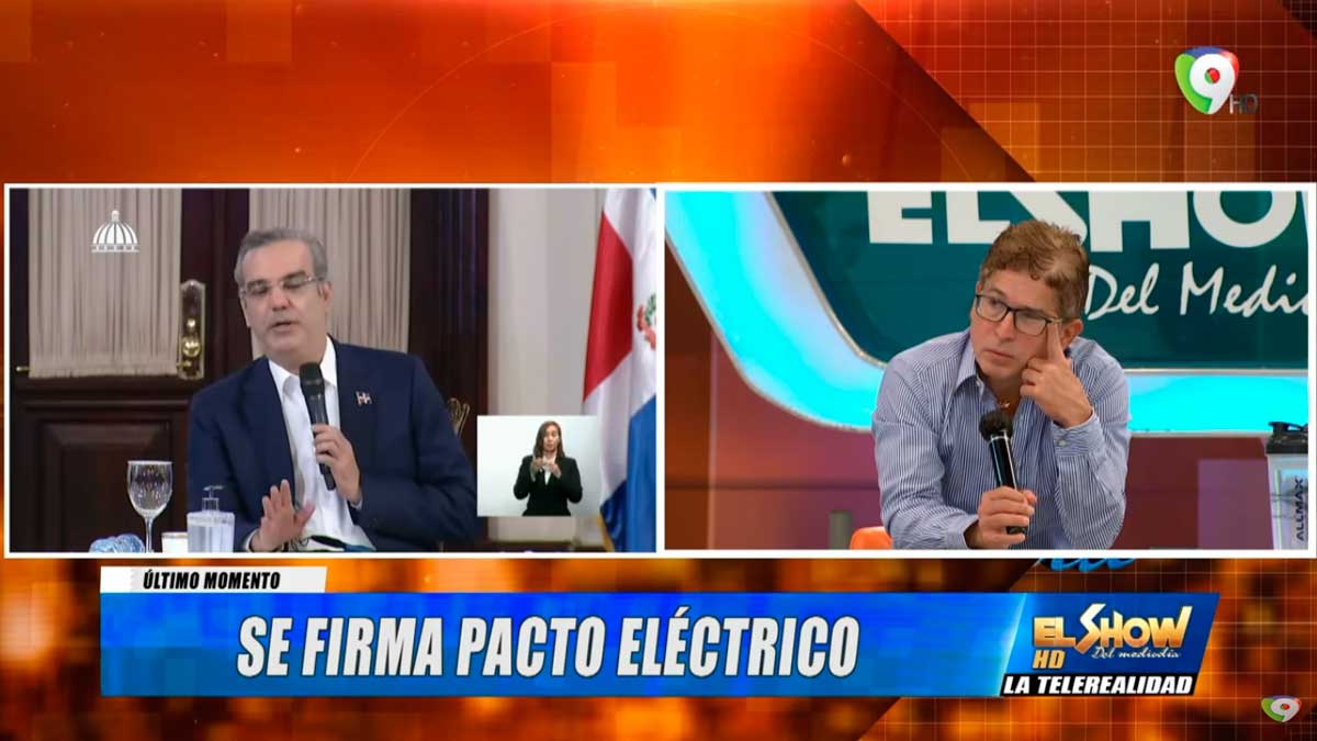 “Se firma pacto Eléctrico”, Sobre la Mesa con Cristhian Jiménez