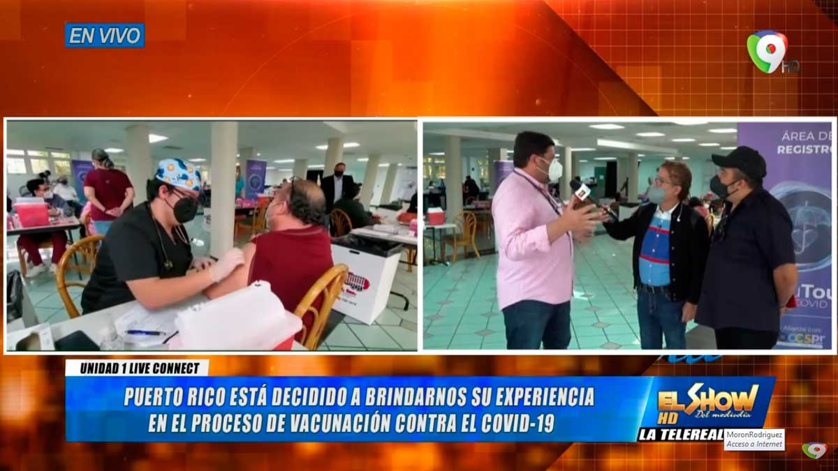 Seguimiento al Proceso de Vacunación en RD y Puerto Rico contra la covid-19