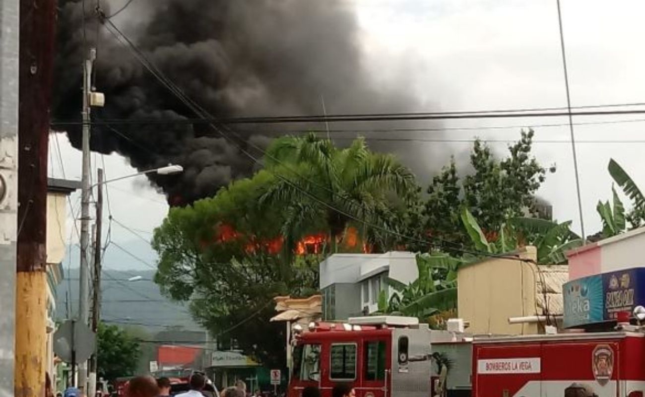 Incendio en La Vega