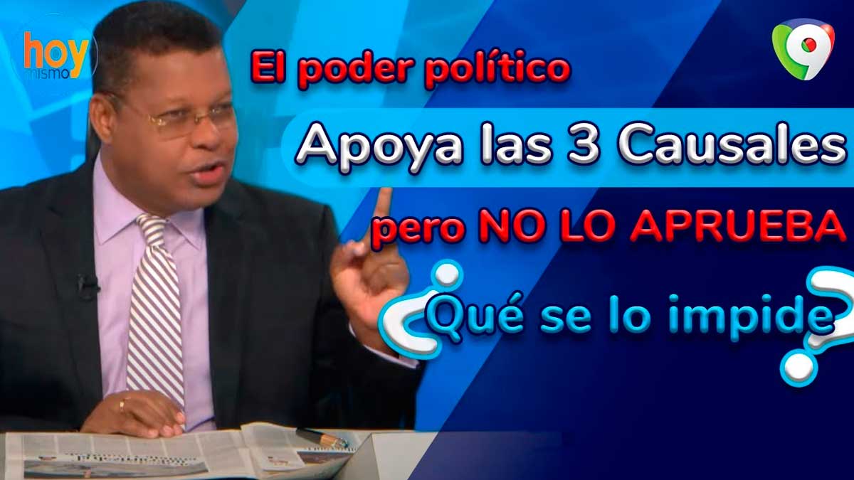 El poder político apoya las 3 causales, pero no lo aprueba ¿Qué se lo impide?