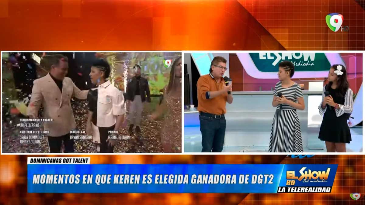 Exclusiva “Keren Montero” Ganadora de Dominicana´s Got Talent