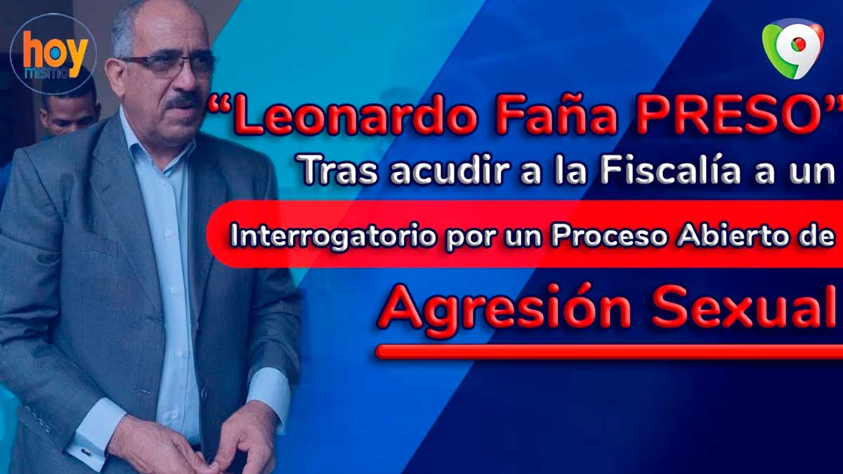 Leonardo Faña preso antes de conocer coerción