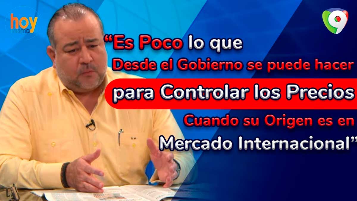 Óscar Medina: Es poco lo que desde el gobierno se puede hacer para controlar precios