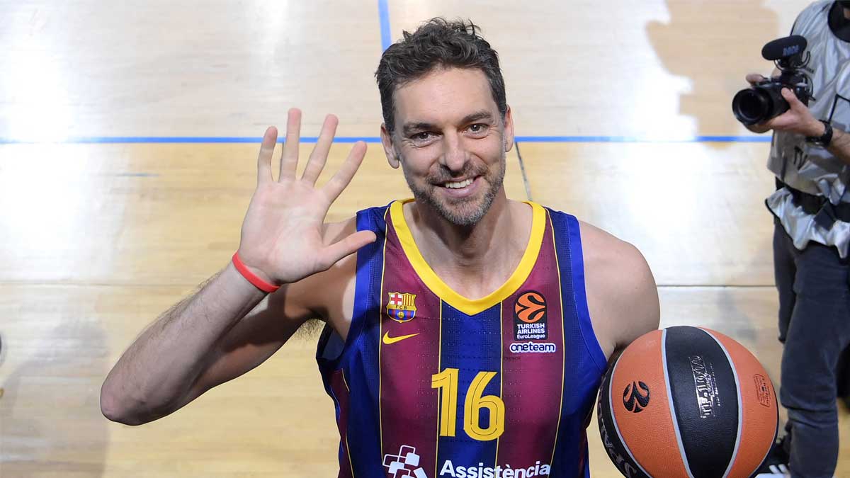 "Quiero acabar disfrutando y jugando", asegura Gasol