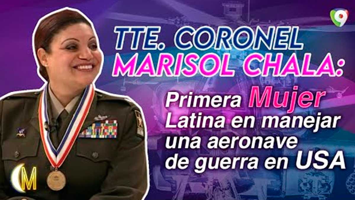 Tte. Coronel Marisol Chalas: Primera Mujer Latina en manejar una aeronave de guerra en USA