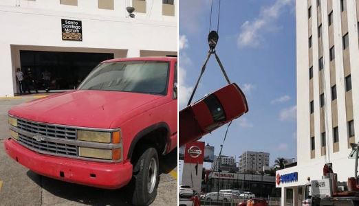 Camioneta roja