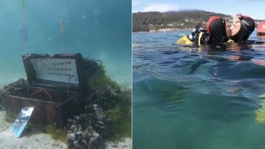 Cofre bajo el mar