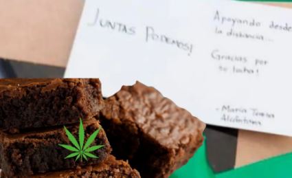 Brownies con marihuana