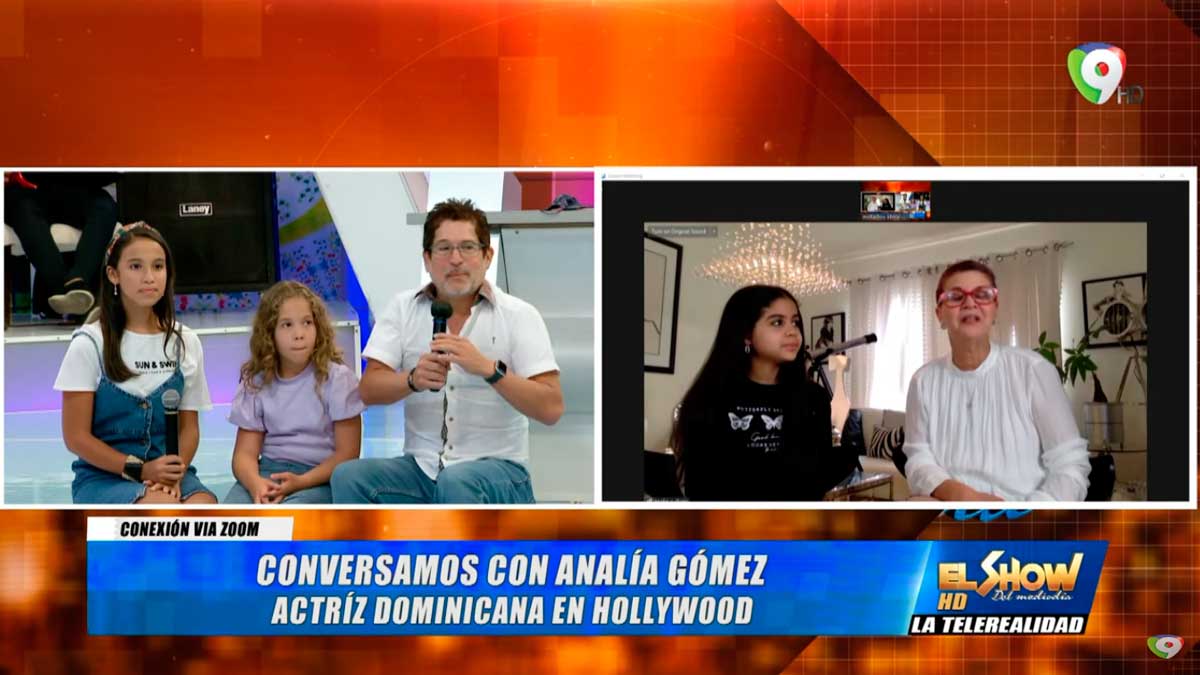 Analía Gómez, actriz dominicana que triunfa en Hollywood | El Show del Mediodía