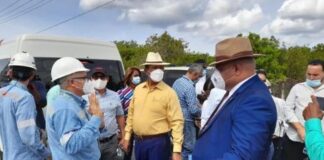 Senadores en Punta Catalina