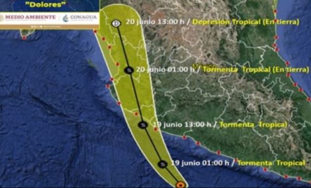 Tormenta tropical dolores