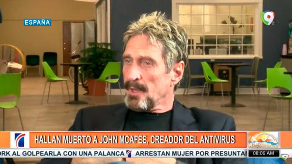 Encuentran muerto a John McAfee en su celda en Barcelona | El Despertador