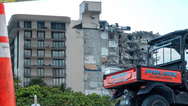 Derrumbe edificio Miami