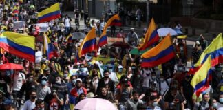 Protestas en Colombia