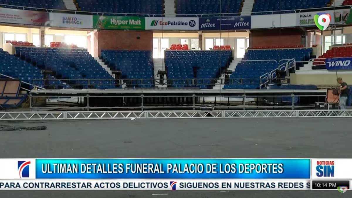 Preparan ultimo adiós a merenguero en palacio de deportes | Emisión Estelar SIN