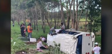 Accidente en autopista nordeste