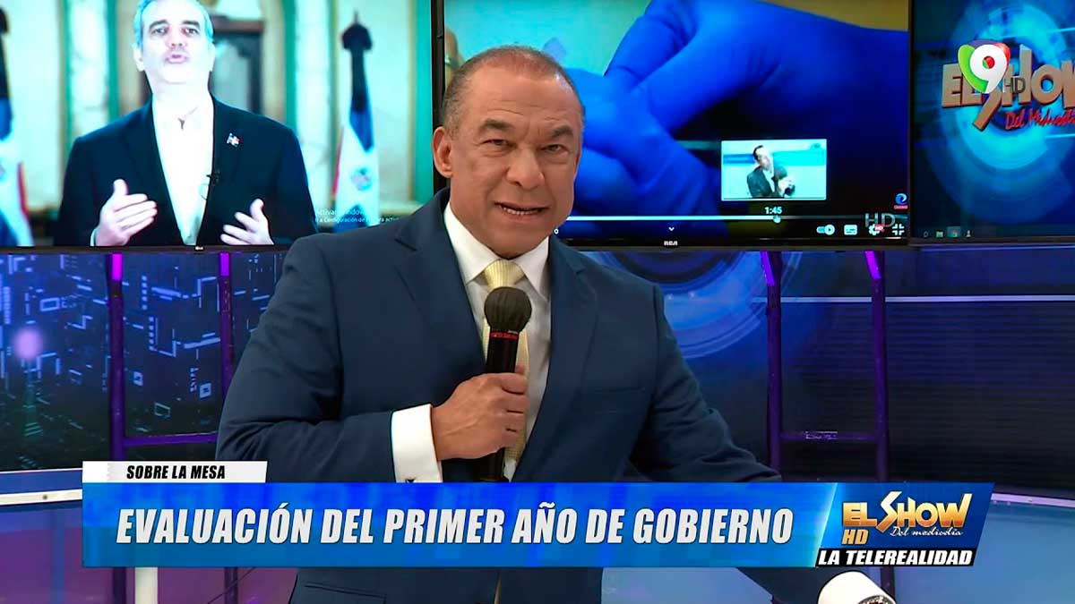 Christian Jiménez: Evaluación del primer año de gobierno de Luis Abinader | El Show del Mediodía