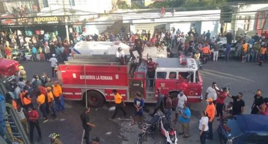 Incendio en clínica en La Romana