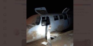 Avioneta accidenta en pedernales