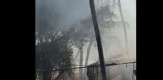 Incendio en Las Terreras