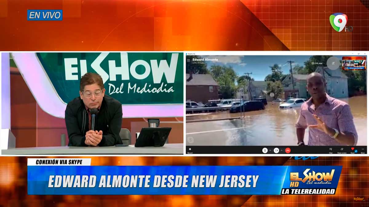 Inundaciones en New York y New Jersey, Edward Almonte informa desde el lugar de los hechos