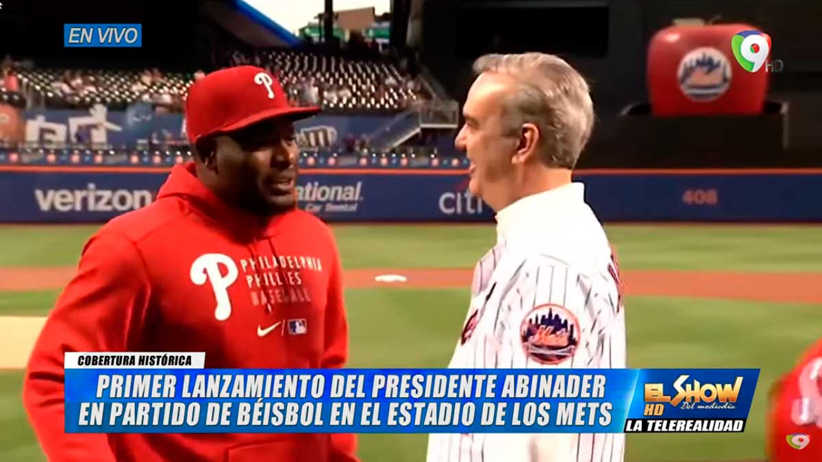 La Maleta del Presidente y su primer lanzamiento en el partido de los Mets | El Show del Mediodía