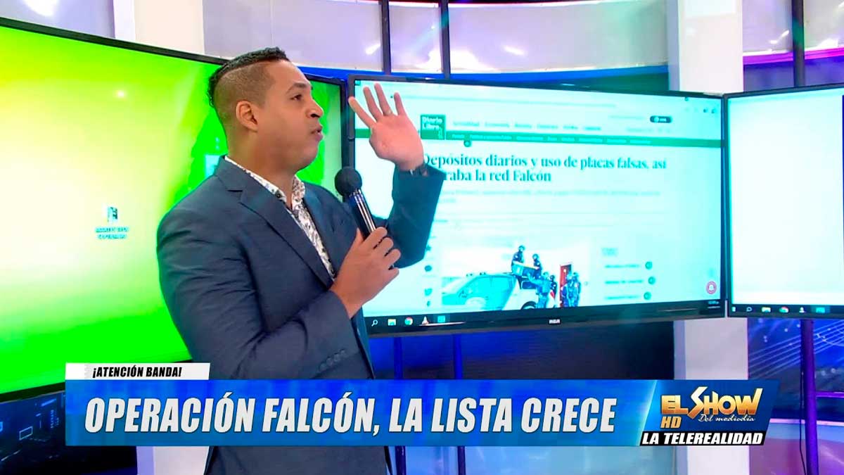 La lista crece en Operación Falcón | El Show del Mediodía