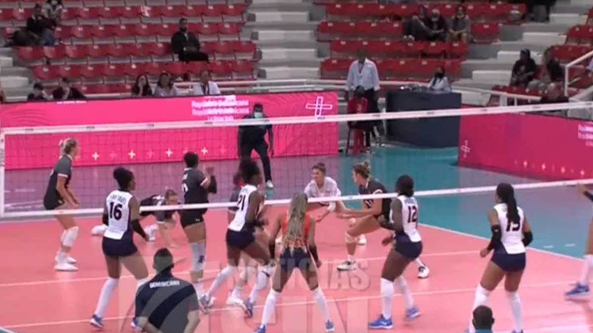 RD vence tres sets sobre cero a la selección canadiense de voleibol femenino