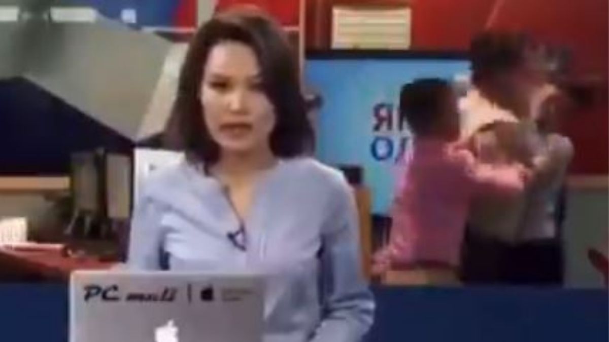 videos viral de pelea en noticiero