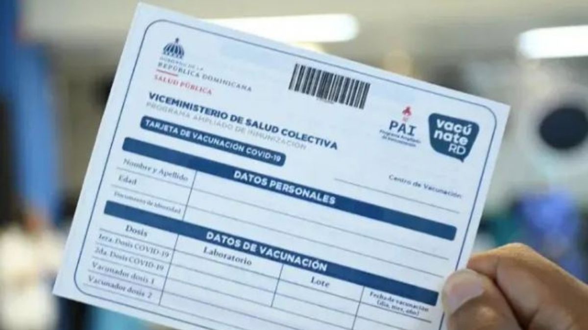 Tarjeta de vacunación