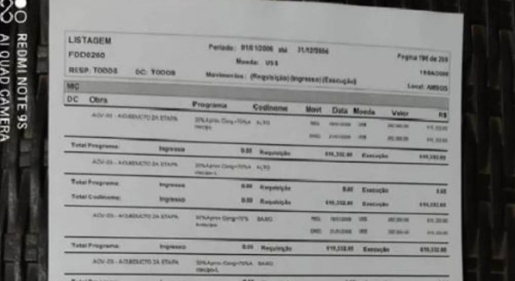 56 codinomes de documentos Odebrecht