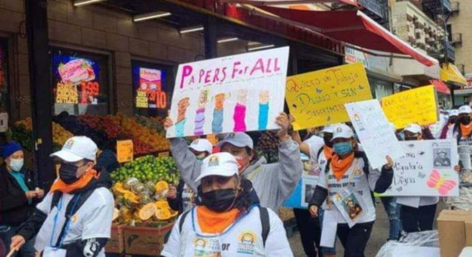 Indocumentados marchan por Nueva York