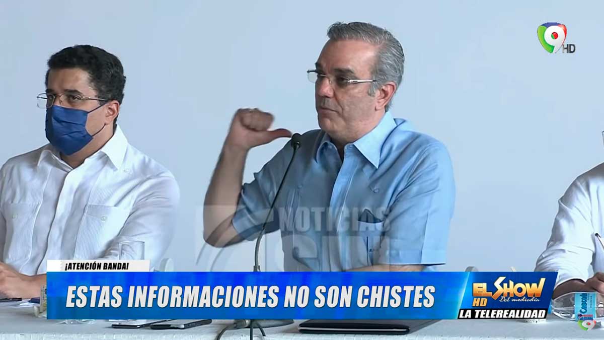 Luis Abinader: Dominicanos no vayan a Haití... No hay seguridad en Haití | El Show del Mediodía