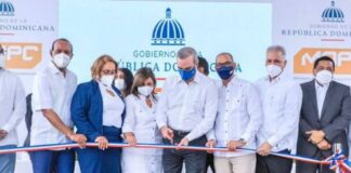 Presidente Abinader inaugura Trébol en San Cristóbal