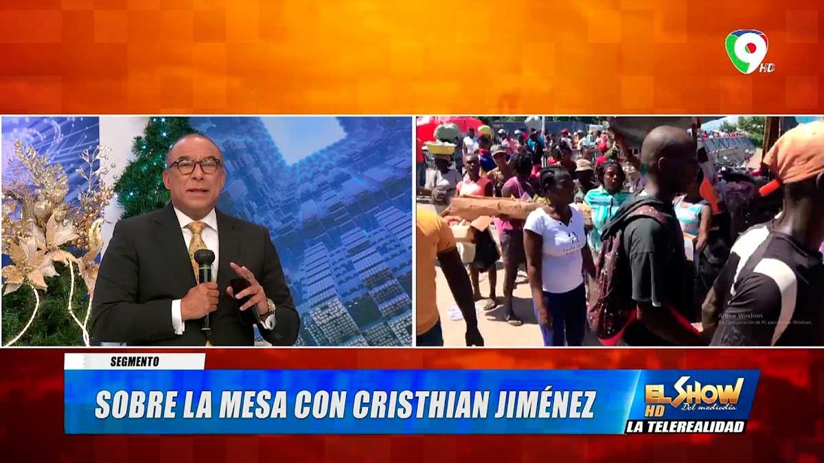 Cristhian Jiménez: “Estamos terriblemente solos en el caso de Haití” | El Show del Mediodía