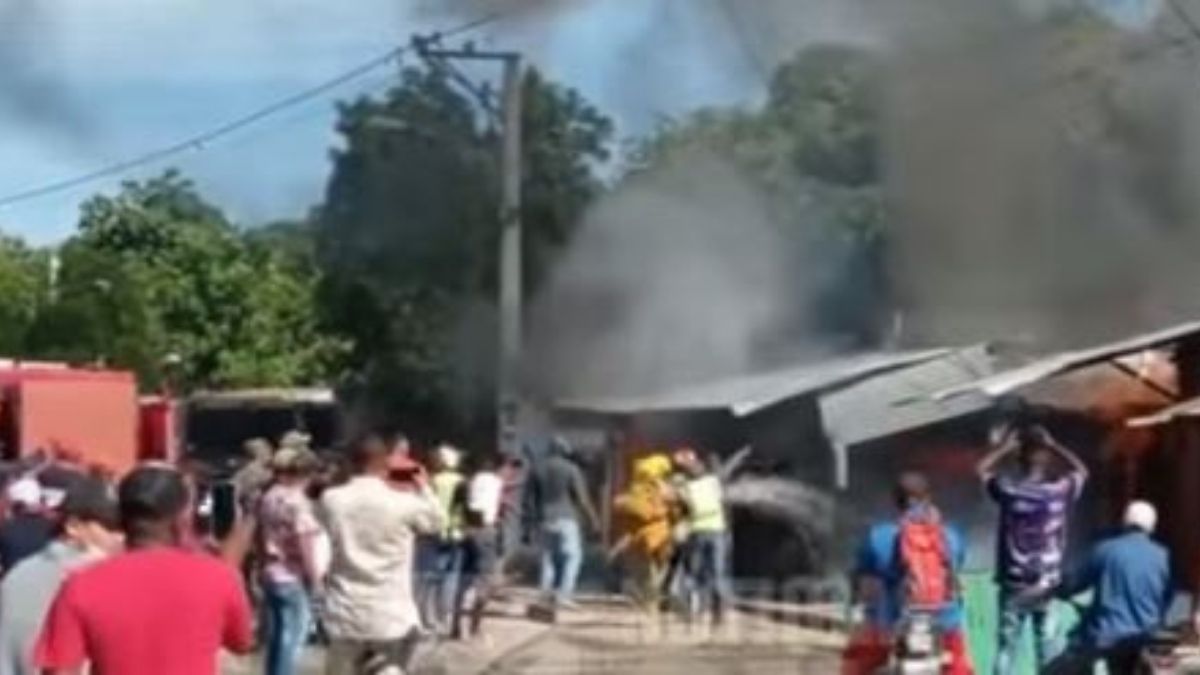 incendios por combustible en Haití