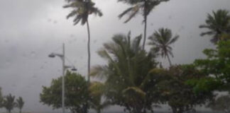 Lluvias débiles en República Dominicana