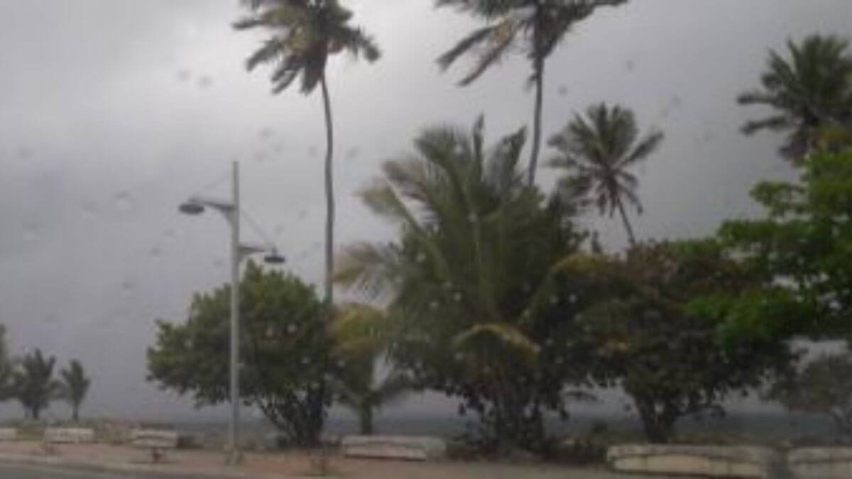 Lluvias débiles en República Dominicana